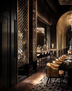 Kim loại sang trọng Bắc Âu Nhung hộp đêm cao thanh ghế Thiết kế nội thất quầy bar chiều cao ghế nhà bếp hiện đại thanh phân ghế - Product Image 4