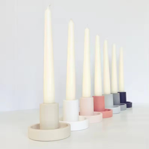Portavelas de Concreto para Boda en 7 Colores Únicos, Decoraciones de Mesa de Diseño Moderno, Otros Portavelas de Cerámica y Frascos para Velas - Product Image 1