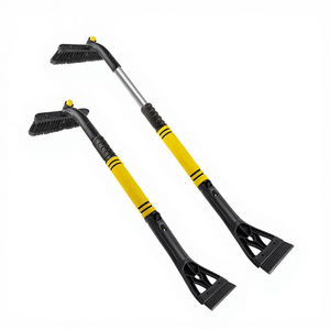 Cepillo para Nieve 3 en 1 Desmontable de Alta Calidad, Raspador de Hielo para Limpieza de Autos, Pala para Nieve Extensible de PVC y Aluminio para Invierno - Product Image 1
