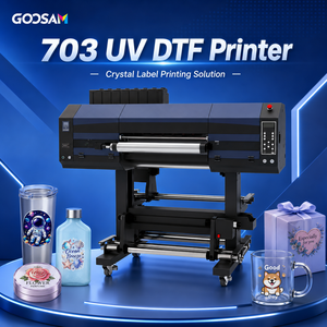 <b>A1</b> 3 Head UV DTF <b>Printer</b> Crystal Sticker Direct to Film Transfer Machine with White Ink for Label Sticker Printing - Product Image 1