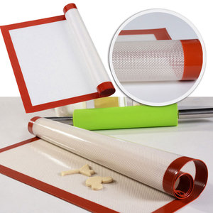 <span class=keywords><strong>Tapis</strong></span> <span class=keywords><strong>de</strong></span> cuisson en <span class=keywords><strong>fibre</strong></span> <span class=keywords><strong>de</strong></span> <span class=keywords><strong>verre</strong></span> Silicone antidérapant pour macarons - Product Image 5