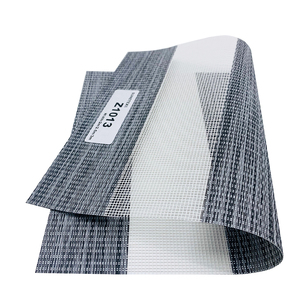 Nuovo Design Tenda a Rullo Grigio e Bianco in Poliestere, Tessuto Oscurante per Tende <span class=keywords><strong>Zebra</strong></span> - Product Image 6