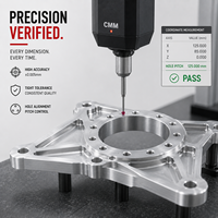 Kit d'adaptation de boîte de vitesses moteur personnalisé en alliage d'aluminium usiné CNC pour optimisation des performances