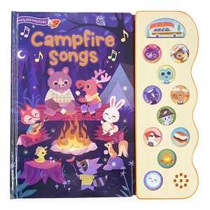 Libro de Sonidos Personalizable con Canciones de Campamento, <span class=keywords><strong>12</strong></span> Sonidos de la Naturaleza y Canciones, Libro de Cartón Resistente para Niños Pequeños, para Acampar y Aprender Música - Product Image 6