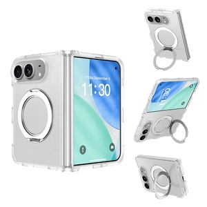 Étui magnétique de luxe mat doux au toucher avec support rotatif <span class=keywords><strong>pour</strong></span> <span class=keywords><strong>iPhone</strong></span> Duo, coque de téléphone portable antichoc personnalisée, vente en gros - Product Image 1