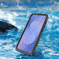 Étui robuste étanche IP68 en TPU pour PC avec protection d'objectif entièrement scellée pour Samsung S26 S25 S25 Edge Ultra S24 S23 Series