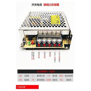 Mingwei Industrial Switching Power Supply 25W 24V 12V <b>5V</b> Triple Output 220V Input CE ROHS Certified - Product Image 4