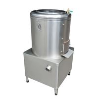 Automatische ui-, wortel-, aardappel- en gemberwas- en schilmachine/reinigingsmachine