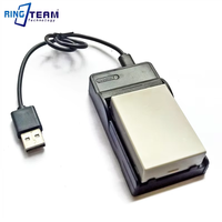 Chargeur USB simple Ringteam pour appareil photo numérique Canon EOS 550D 600D Kiss X4 Rebel T2i T5i, batterie LP-E8, chargeur durable, accessoire