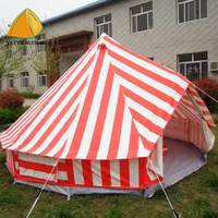 Tente de camping gonflable en Oxford imperméable, double couche, quatre saisons, design de luxe pour glamping, montage rapide et automatique, vente en gros directe usine
