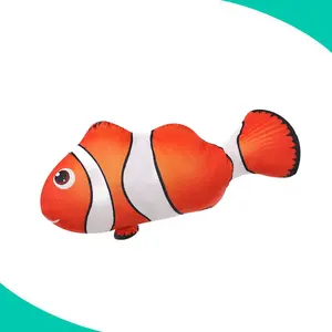 OEM your design realistic custom usb electric music nemo fish plush toy