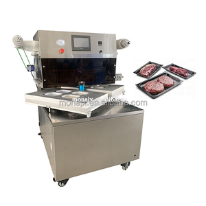 Machine d'emballage <span class=keywords><strong>sous</strong></span> <span class=keywords><strong>vide</strong></span> automatique | 4 plateaux scellant les aliments cuits machines d'emballage <span class=keywords><strong>sous</strong></span> <span class=keywords><strong>vide</strong></span> en peau - Product Image 6