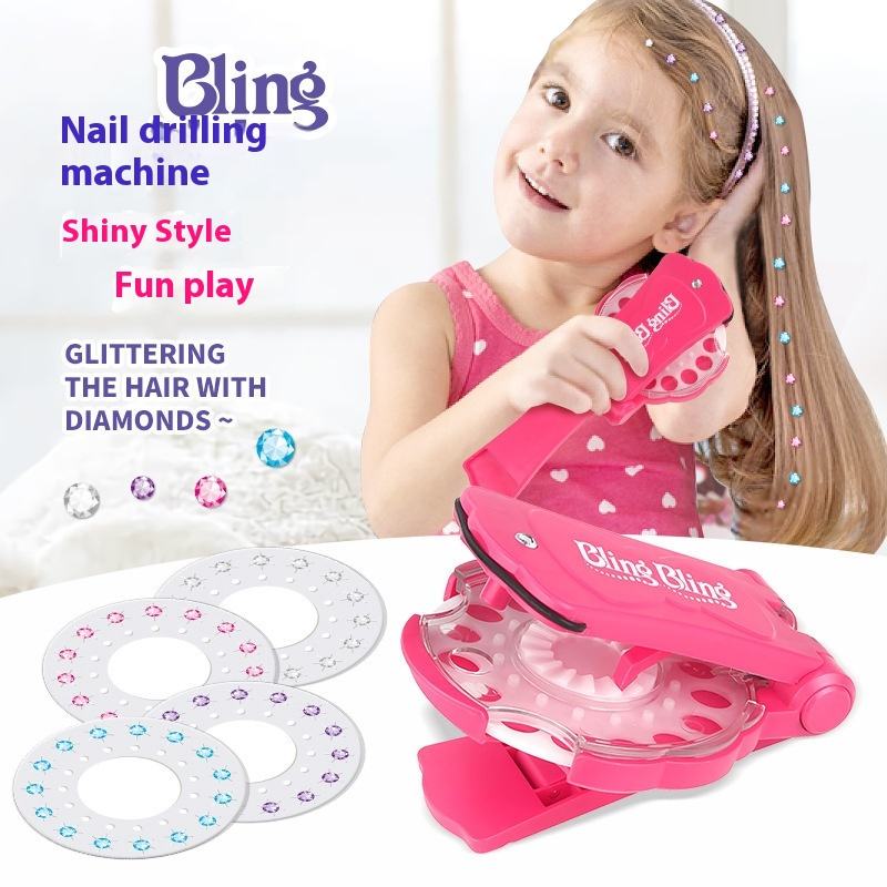 Shiny Girl Cross-border Plastic Accessories Hairpins Educational Toys for Children