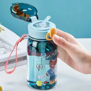 Nuovo 400ml <span class=keywords><strong>acqua</strong></span> per bambini Sippy tazza a tenuta di <span class=keywords><strong>acqua</strong></span> bottiglie di <span class=keywords><strong>acqua</strong></span> a prova di perdite all'aperto portatile bottiglia di bevanda per bambini bella tazza con paglia cartone animato - Product Image 2