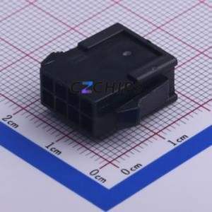 HX30002-8R bk Housing (Wire-to-Board / Wire-to-Wire) P=3mm Connector ( Jack Structure: 2x4P )( Pitch: 3mm )( Row Spacing: 3mm ) - Product Image 2
