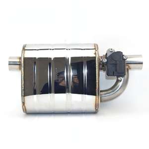 यूनिवर्सल ऑटो निकास ss304 2 में 1 बिजली valvetronic मफलर जुड़वां निकास प्रणाली कार catback प्रदर्शन - Product Image 4