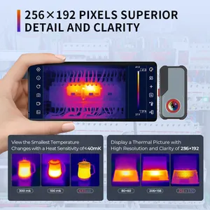 Uso de teléfono inteligente Cámara térmica Teléfono móvil Android IR Módulo de cámara de imagen térmica infrarroja