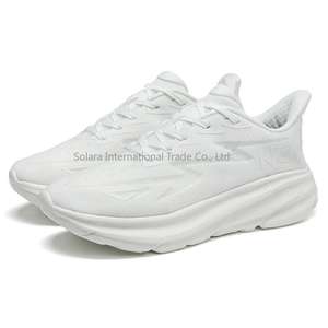 Chaussures de sport de basketball d'été blanches pour hommes de haute qualité, confortables, respirantes, avec empeigne en maille, semelle intermédiaire en EVA, pour la course en extérieur et le style décontracté - Product Image 2