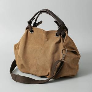 Moda Vintage stil kadınlar çapraz vücut Tote alışveriş çantası kalınlaşmış tuval kumaş su geçirmez büyük kapasiteli yüksek kalite - Product Image 3