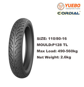 Pneumatico Antiscivolo Multiuso 110/80-16 per Moto di Media Cilindrata per Guida Urbana e Fuoristrada - Product Image 1