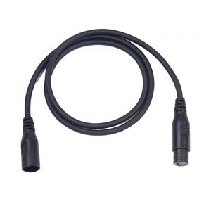 Cable de Señal DJS DMX512 de 1 m, Conector Cannon Macho/Hembra de Tres Núcleos, Modelo de Plástico Blanco para Juegos, Tamaño Pequeño - Product Image 3