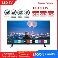 Televisor Inteligente LED de 50 Pulgadas de Alta Definición, Pantalla Plana sin Marco, Frecuencia de Actualización de 60 Hz, 1080P, Android, WiFi Inalámbrico, Smart TV