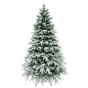 Современная роскошная Складная декоративная сосновая конусная подсветка из искусственного полиэтилена, белая, зеленая, ниспадающая Рождественская елка