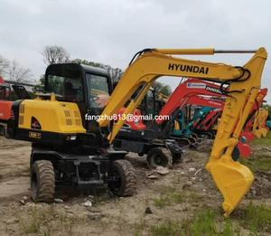 Excavatrice originale coréenne utilisée de chenille de Hyundai 60w d'excavatrice de R60w-7 de pelle de roue à vendre - Product Image 5