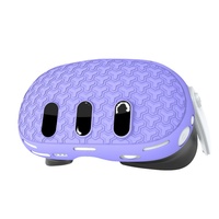 Accessoires de jeu pour une protection complète, étui de protection en silicone pour console VR, housse pour accessoires Meta Quest3