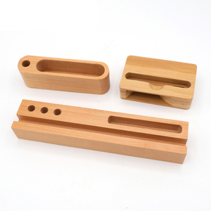 Servicio de mecanizado CNC personalizado para artesanías de madera, piezas de madera de haya, fresado y torneado de precisión para accesorios de calendario de escritorio de oficina - Product Image 1