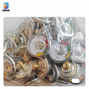 Manómetro <span class=keywords><strong>de</strong></span> repuesto <span class=keywords><strong>de</strong></span> grado industrial Kunan para extintor <span class=keywords><strong>de</strong></span> incendios con lente abovedada y bisel engarzado para equipos <span class=keywords><strong>de</strong></span> reparación - Product Image 3