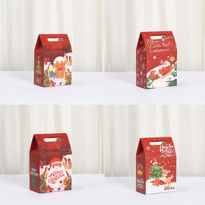 กล่องกระดาษบรรจุคุกกี้ลูกกวาดสำหรับตกแต่งงานปาร์ตี้คริสต์มาสกล่องของขวัญ - Product Image 3