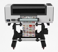 Rouleau d'imprimante UV DTF Xp600 * 3 têtes pour rouler la machine d'impression d'autocollants UV DTF