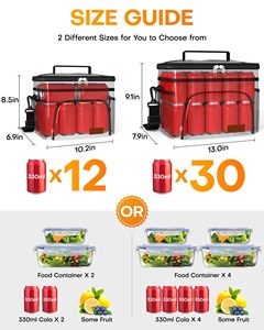 Enfriador de golf moderno de 8L, enfriador suave con aislamiento ligero para comida y bebida, fácil de llevar con función térmica - Product Image 4