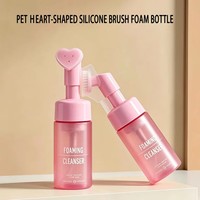 Flacon pompe personnalisé en PET pour cosmétiques, cylindre distributeur 100ml 120ml 150ml 200ml, emballage personnalisé avec logo pour soins du visage