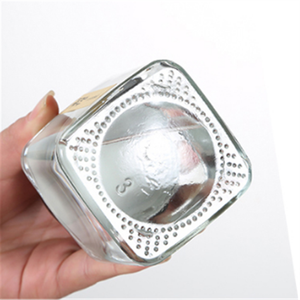 ¡Producto en oferta! Tarro de vidrio cuadrado para comida <span class=keywords><strong>Frutta</strong></span> del Prato de Shanghai con tapa de metal - Product Image 5