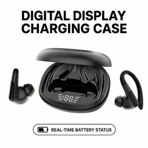 Digitale display handsfree oordopjes met oorhaak, Hifi <span class=keywords><strong>Bass</strong></span>, draadloos, 5.3 IPX5 waterdicht, sport oordopjes - Product Image 1