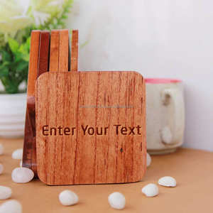 Sous-verre de service en bois naturel antique avec support Sous-verre classique Vente à chaud Sous-verre en gros pour hôtel et restaurant à domicile - Product Image 3