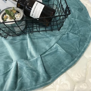 High Weight Soft Fleece Duvet Set <strong>King</strong> Double <strong>Sing</strong> Size With Filling Solid Color Quilted Chic Ruffles Comforter Set - Product Image 5