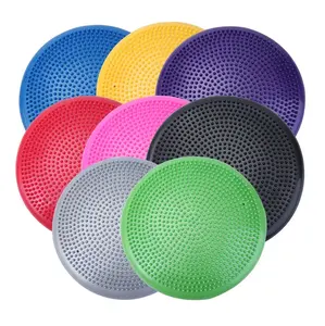 Disque oscillant de coussin d'équilibre de massage gonflable de forme physique en gros de haute qualité pour l'entraînement