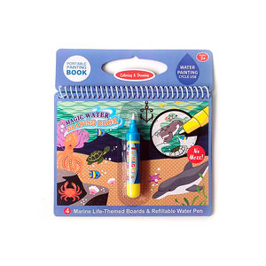 Libro para colorear personalizado al por mayor, juguetes Montessori, libro mágico para colorear agua con bolígrafo, libro de dibujo - Product Image 2