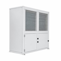 Condenseur extérieur de type boîte avec boîtier résistant aux intempéries, ventilateur monté sur le dessus, refroidissement par air pour entrepôt de chaîne du froid alimentaire