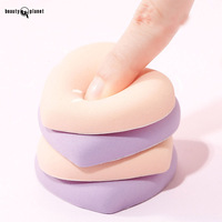 Éponges de maquillage douces Beauty Planet, épaisses, humides/sèches, non en latex, base en coton, coussin d'air en forme de cœur, éponge cosmétique