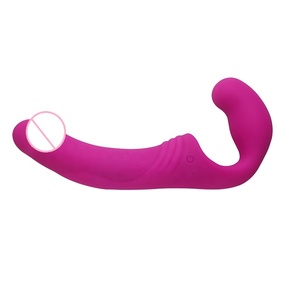 Vibromasseur sans bretelles pour lesbiennes, 10 Modes, gode, jouets sexuels à double moteur - Product Image 1