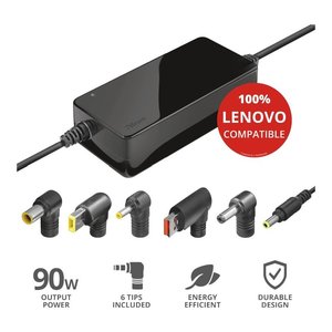 Alimentatore per Lenovo Multi <b>plug</b> MAXO Black 90W 23394 - Product Image 3