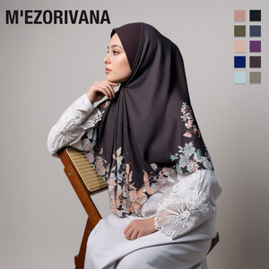 Chapeau-écharpe de style malais <span class=keywords><strong>avec</strong></span> couverture imprimée de strass pour le printemps pour les musulmans - Product Image 1