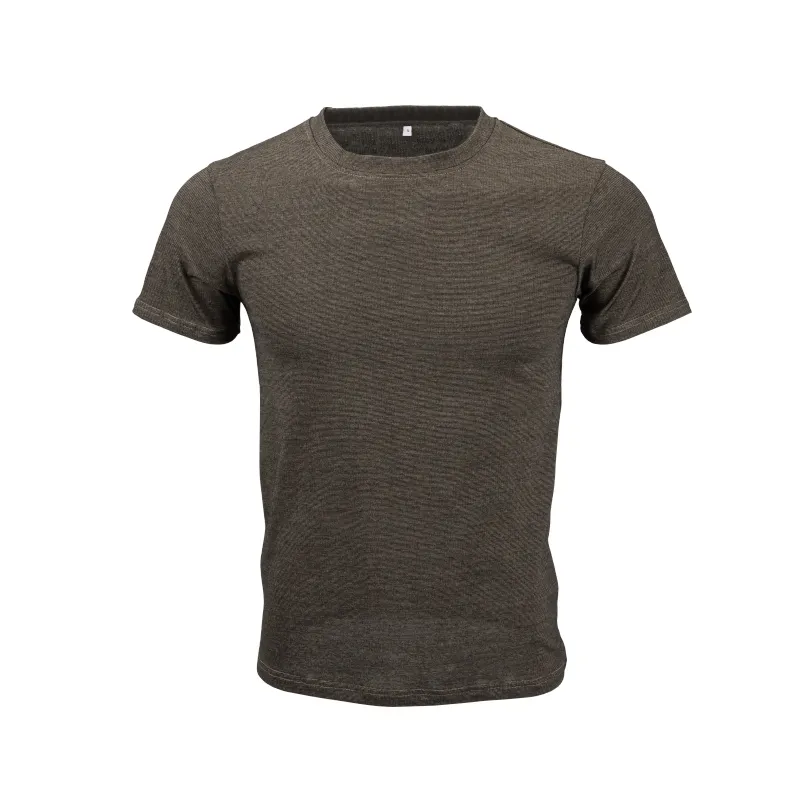 T-shirt anti-radiation pour hommes, en fibre d'argent pure, déodorant doux, emf, bouclier anti-radiation