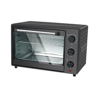 Four à convection électrique multifonction en acier inoxydable, capacité 48L, fonctions de réchauffement des toasts, pour usage domestique et extérieur