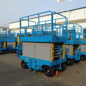 Plataforma Elevadora de Tijera Móvil de 4-20 m, Elevador de Tijera Eléctrico Hidráulico Remolcable, Elevador de Tijera con Remolque - Product Image 3