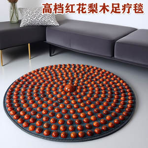 Afrikanische Rote Birnbaumholz-Fußmassagematte mit Fingerdruckpunkten, Super Jogging Kühlende Indoor-Fitness-<span class=keywords><strong>Massage</strong></span>-Decke - Product Image 2